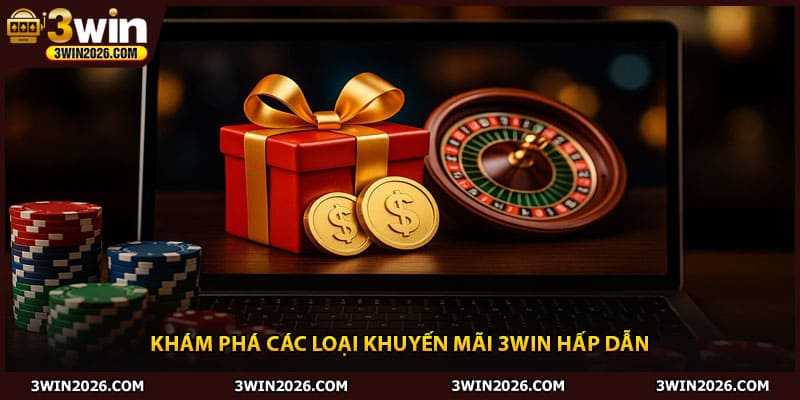 Khám phá các loại khuyến mãi 3win hấp dẫn